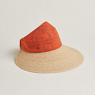 【HERMES】お洒落なデザインと形 この夏に☆Kleo Thalassa 帽子 バイザー 《クレオ・タラサ》 | Hermès - エルメス-公式サイト